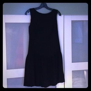 Shoshanna black drop-waste cocktail dress